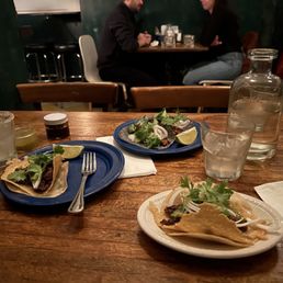Delicious tacos and mezcals Delicious tacos and mezcals