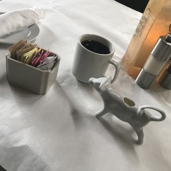 Truffles Cafe - The cutest mini cow creamer thing ever! - Seafood Near Me - Bluffton, South Carolina Truffles Cafe - The cutest mini cow creamer thing ever! - Seafood Near Me - Bluffton, South Carolina