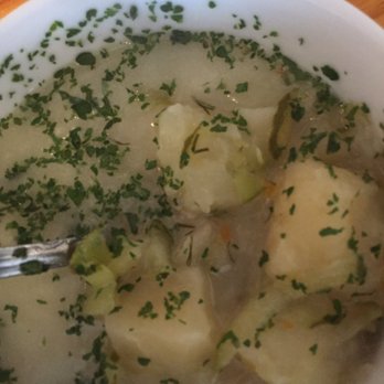 Cafe Polonia - Warm pickle soup - Polish Near Me - Boston, Massachusetts