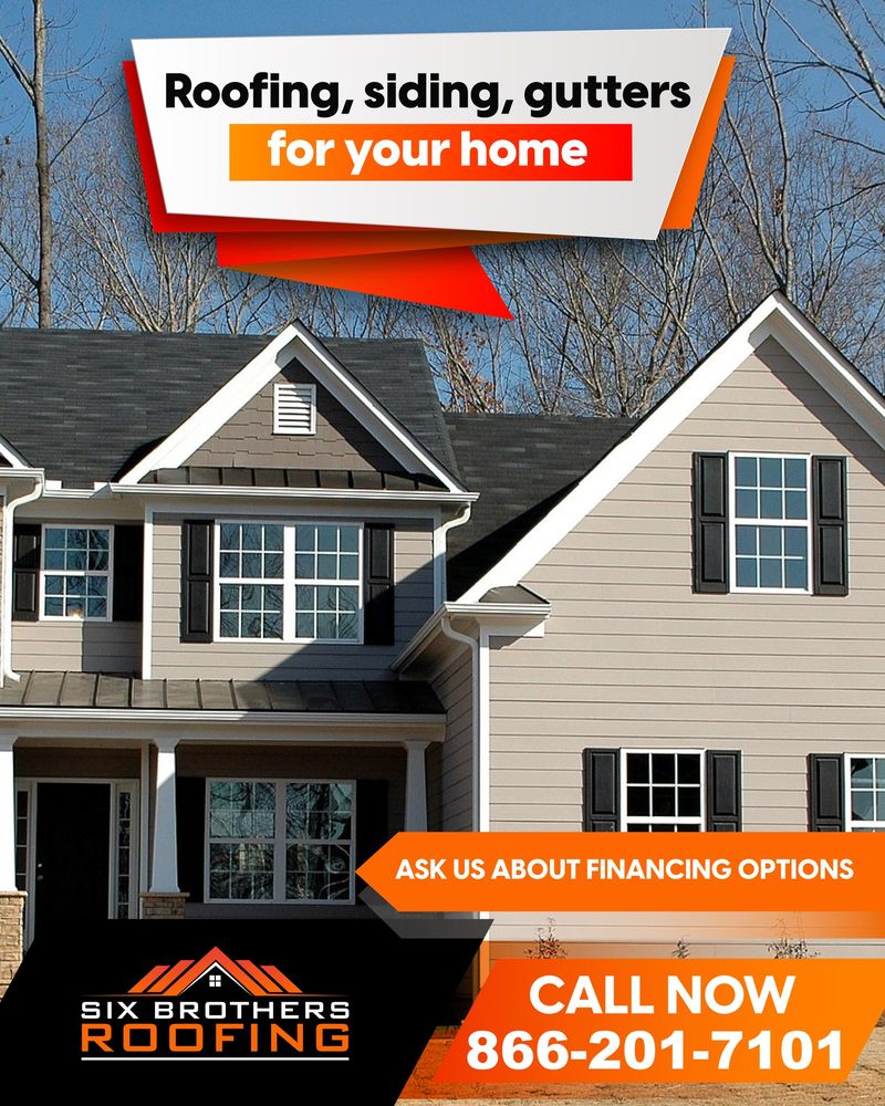 Slide of Six Brothers Roofing