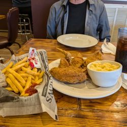 MJ's Fish & Chicken Express - Fried Chicken, french fries and mac and cheese