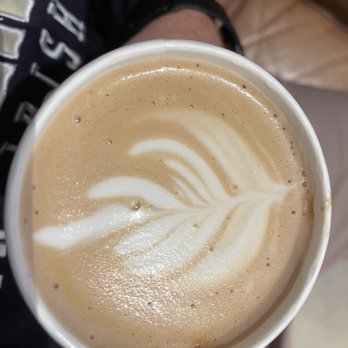 Humblemaker Coffee - The mocha, pretty to look at but at best Luke warm to drink. - Coffee & Tea Near Me - Seal Beach, California