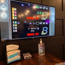 a video game being played a video game being played