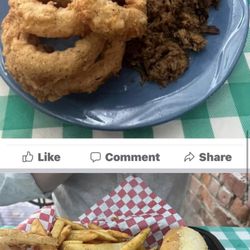 The Hollywood Café - BBQ at the top and Philly cheese at the bottom