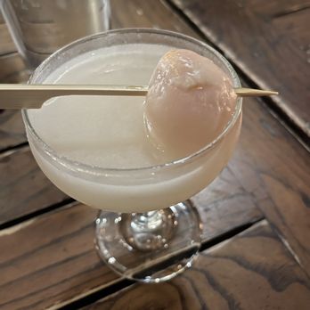 Salt + Charcoal - Lychee martini - Japanese Near Me - Brooklyn, New York