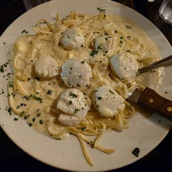 Angelo's Steak & Pasta - Scallops Alfredo, excellent! - Italian Near Me - Myrtle Beach, South Carolina