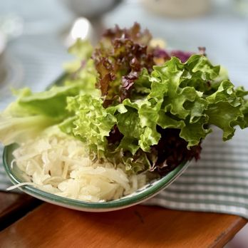 Augustiner-Keller - Salad, to make me feel healthy eating pork and drinking beer. - Bavarian Near Me - Munich, BY Augustiner-Keller - Salad, to make me feel healthy eating pork and drinking beer. - Bavarian Near Me - Munich, BY