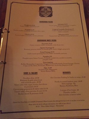 Menu photo 2 The Three Johns London, XGL