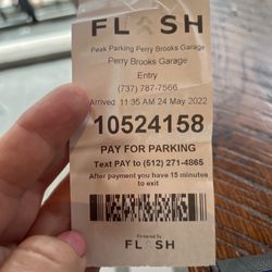 Perry Brooks Garage - Ticket pay at kiosk before going to car