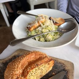 Carlsbad Black Mussels, garlic bread Carlsbad Black Mussels, garlic bread