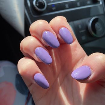 Pink and White Nails - Bad paint job - Nail Salons Near Me - Riverview, Florida
