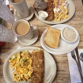 Sybil's Omelettes - #8 scramble and #3 scramble - Breakfast & Brunch Near Me - Salem, Oregon