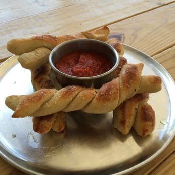 Sidewall Pizza - Breadsticks and fresh tomato sauce - Pizza Near Me - Greenville, South Carolina