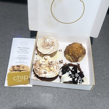 Chip Cookies - Rolling Hills - Top left: Tres leches, Bottom left: Better than sex, Top right: Choconut chip, Bottom right: Oreo dunk. - Bakeries Near Me - Torrance, California