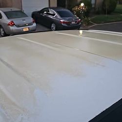 E & D's Auto Body & Paint - There was serious sun damage and oxidation on the roof of my boyfriends Toyota Tundra.
