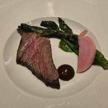 n/naka - Niku - A5 Wagyu, Green Garlic, Black Garlic Tomatillo - Japanese Near Me - Los Angeles, California n/naka - Niku - A5 Wagyu, Green Garlic, Black Garlic Tomatillo - Japanese Near Me - Los Angeles, California
