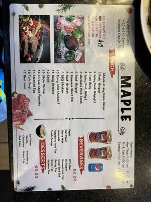 Menu photo 5 Maple Korean BBQ Oklahoma City, OK
