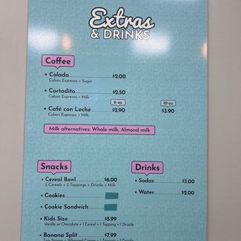 Milky Ways Cereal Bar - Kendall - Ice Cream & Frozen Yogurt Near Me - Miami, Florida Milky Ways Cereal Bar - Kendall - Ice Cream & Frozen Yogurt Near Me - Miami, Florida