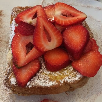 Corner Burger - Filled french toast with fresh strawberries - Burgers Near Me - Lawndale, California