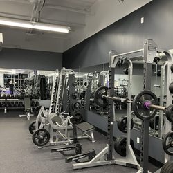Anytime Fitness - Free weight squat rack