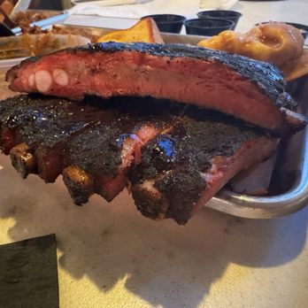 Apocalypse BBQ - Side view of coffee rubbed epic ribs. - Food Trucks Near Me - Miami, Florida