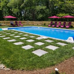 Pools Plus - Pools Plus installed this 20x36 saltwater pool for us.