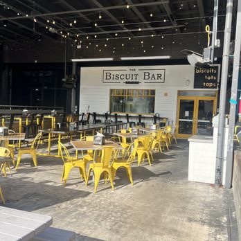 The Biscuit Bar - Outside patio - Breakfast & Brunch Near Me - Plano, Texas The Biscuit Bar - Outside patio - Breakfast & Brunch Near Me - Plano, Texas