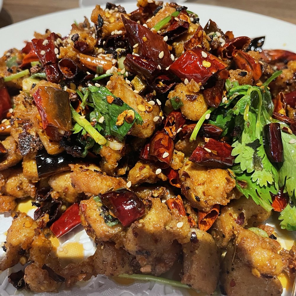 WEI Authentic Chinese - C1. Spicy Chongoing Chicken - Cantonese Near Me - Buford, Georgia WEI Authentic Chinese - C1. Spicy Chongoing Chicken - Cantonese Near Me - Buford, Georgia