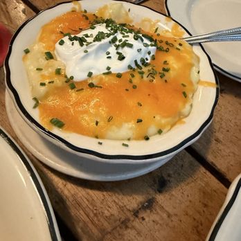 Lamberts Downtown Barbecue - Mashed Yukon Gold Potatoes with sour cream and chives @ $10 - enough for 3! - Barbeque Near Me - Austin, Texas Lamberts Downtown Barbecue - Mashed Yukon Gold Potatoes with sour cream and chives @ $10 - enough for 3! - Barbeque Near Me - Austin, Texas