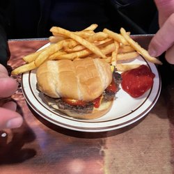 Stadium Sports Grill - 6oz . Or 1/2 Lb . Burger Basket of Fries