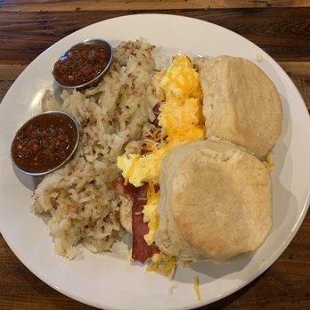 Seven Mile Cafe - Egg, Biscuit Turkey Bacon - Hash brown!!!. - Breakfast & Brunch Near Me - Denton, Texas Seven Mile Cafe - Egg, Biscuit Turkey Bacon - Hash brown!!!. - Breakfast & Brunch Near Me - Denton, Texas