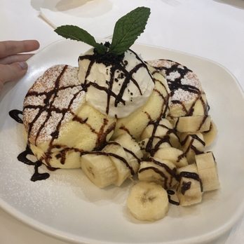 Miss Cheese Tea Cafe - Banana Chocolate Souffle Pancake - Bubble Tea Near Me - Pasadena, California Miss Cheese Tea Cafe - Banana Chocolate Souffle Pancake - Bubble Tea Near Me - Pasadena, California