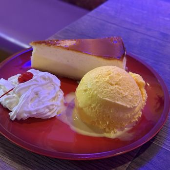 Thai Bistro Mill Creek - Cheesecake with Homemade Mango icecream - Thai Near Me - Mill Creek, Washington