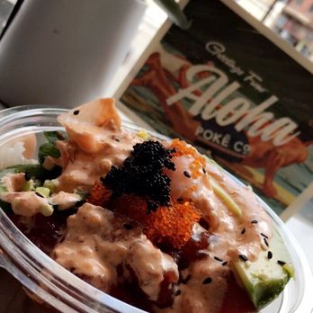 Aloha Poke - That volcano sauce is fire - Poke Near Me - Chicago, Illinois Aloha Poke - That volcano sauce is fire - Poke Near Me - Chicago, Illinois