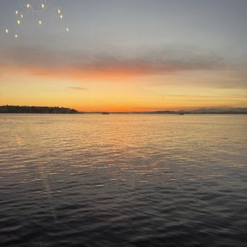 The Edgewater Hotel - View from the lobby at sunset! - Hotels Near Me - Seattle, Washington