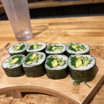 Sushi Zey - a plate of sushi with avocado and cucumber - Sushi Bars Near Me - Miami, Florida Sushi Zey - a plate of sushi with avocado and cucumber - Sushi Bars Near Me - Miami, Florida