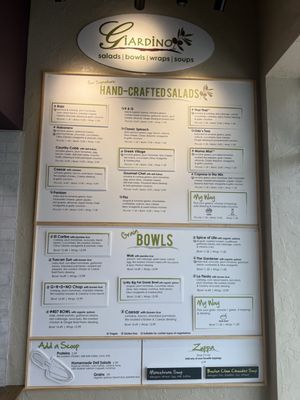 Menu photo 2 Giardino Gourmet Salads Orlando, FL Menu photo 2 Giardino Gourmet Salads Orlando, FL