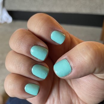 Moschino Nails - Regular polish. Uneven application. - Nail Salons Near Me - Roseville, California Moschino Nails - Regular polish. Uneven application. - Nail Salons Near Me - Roseville, California