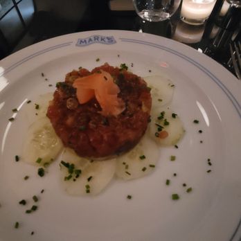 Mark's Off Madison - Tuna Tartar was a small portion for $30 flavor was 7/10. Came after it was plated for a while (I think they kind of just forgot about me). - Breakfast & Brunch Near Me - New York, New York Mark's Off Madison - Tuna Tartar was a small portion for $30 flavor was 7/10. Came after it was plated for a while (I think they kind of just forgot about me). - Breakfast & Brunch Near Me - New York, New York