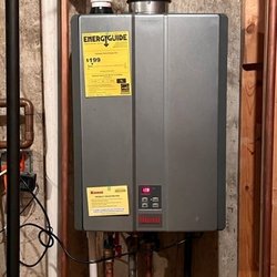 Berner Plumbing & H20 - New Rinnai RSC 199IN w/ pump recirculation