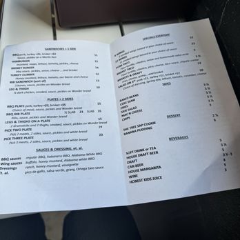 Burning Tree Smokehouse - Menu - Tacos Near Me - Birmingham, Alabama