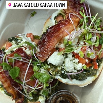 Java Kai Kauai - Feta Mo' Betta with bacon - Breakfast & Brunch Near Me - Kapaa, Hawaii