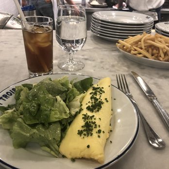 Petit Trois - Omelette Petit Trois with an ice tea. - French Near Me - Sherman Oaks, California