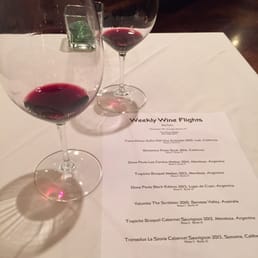 Weekly wine flights available Tuesday to Saturday.