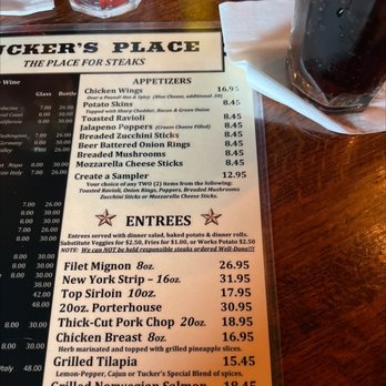 Tucker's Place - Menu - American Near Me - Ballwin, Missouri