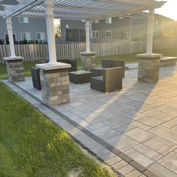 Daniel’s Brick Paving & Landscaping - a patio - Landscaping Near Me