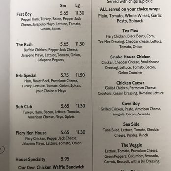 Schock’s Sub Hub - Menu - Sandwiches Near Me - Montandon, Pennsylvania