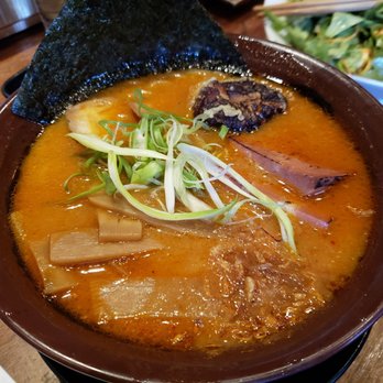 Shizen - Spicy garlic miso ramen ($15). Nothing special. Noodles were overcooked. The Taiwanese vegan ham was disgusting; I had to take it out. - Sushi Bars Near Me - San Francisco, California Shizen - Spicy garlic miso ramen ($15). Nothing special. Noodles were overcooked. The Taiwanese vegan ham was disgusting; I had to take it out. - Sushi Bars Near Me - San Francisco, California