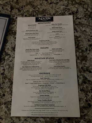 Menu photo 5 Adobe Restaurant and Lounge Yachats, OR Menu photo 5 Adobe Restaurant and Lounge Yachats, OR