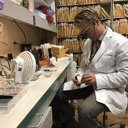 Dr. Eric Johnson - Dr. Johnson specializes in cosmetic dentistry. He spends many hours in the lab finalizing and reviewing his cases.
